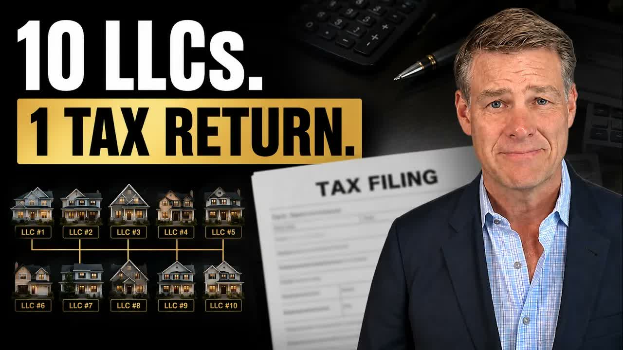 Thumbnail of the 16-minute video about structuring ten rental LLCs